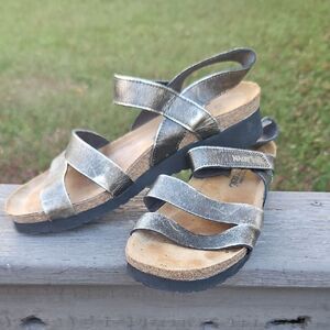 ✨ NAOT Metallic Leather Strappy Sandals – Size 40 (Women’s 9-9.5)